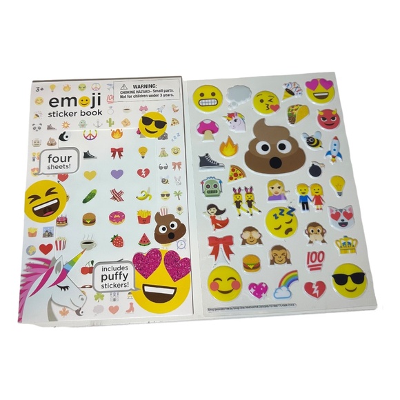 Innovative Designs Emoji Sticker Book Includes Puffy Stickers - Picture 6 of 7